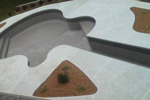 In ground pool with a Garrett liner