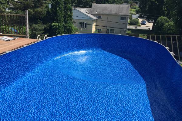 a newly installed perfect fit Garrett vinyl pool liner - Parkway Schembri