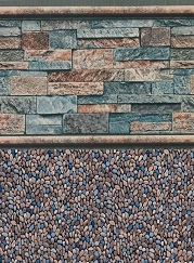 Mesa Tile / Clearwater inground pool liner pattern