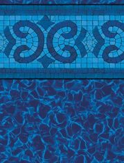 Rosemont Tile / Ripple inground pool liner pattern