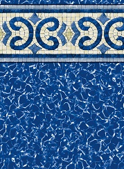 Oxford Tile / Reflections inground pool liner pattern