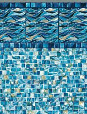 Windsong Tile / Carnival inground pool liner pattern