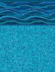 Inspire Tile / Seascape inground pool liner pattern