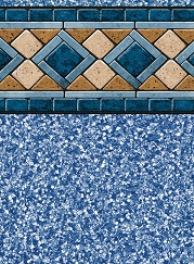 Hampton Tile / Laguna inground pool liner pattern