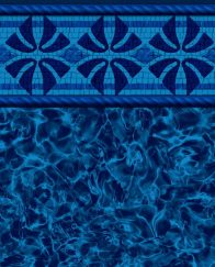 Impact Tile/Blue Destiny inground pool liner pattern