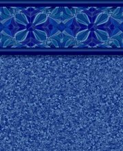 Lotus Tile / Blue Laguna inground pool liner pattern